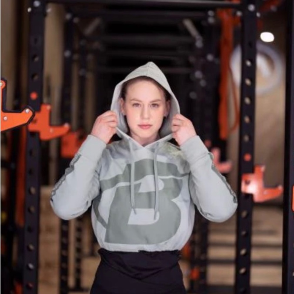 Better Bodies from GASP Canada Cropped Hoodie Top Womens Size Medium